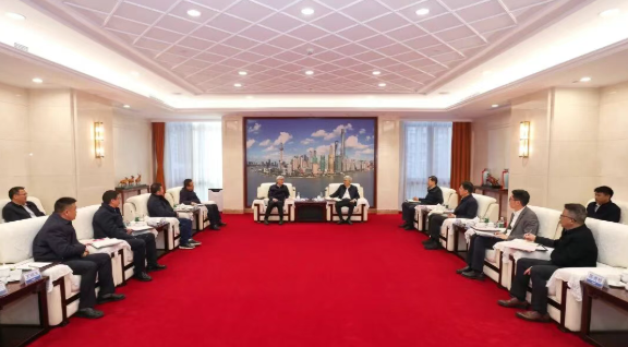 徐鹏与东方电气集团党组副书记、总经理张彦军会谈 